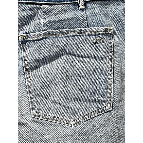 Porter Blue Jeans Penny Paperbag Shorts-Eden Belted High Rise Denim Women Sz 33 - Picture 8 of 13